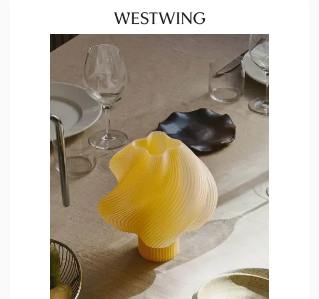Westwing: CRÈME ATELIER, Bauhaus, Wigiwama – duben 2026 | Nuslet.cz