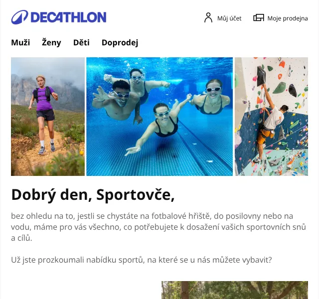 Decathlon: Sportovní vybavení na léto – květen 2026 | Nuslet.cz