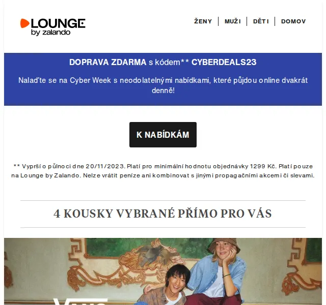 Lounge by Zalando: sleva až 77 % na Vans, Yankee Candle, s.Oliver – červenec 2026 | Nuslet.cz