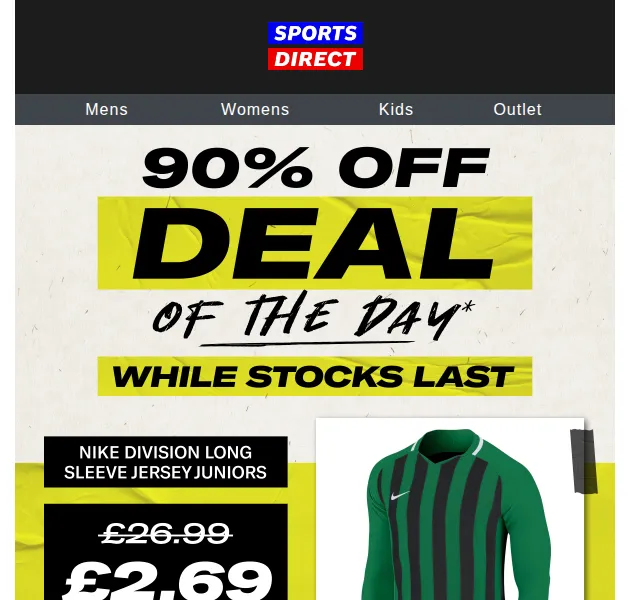 Sportsdirect.com: Nike Jersey 90% sleva – červen 2026 | Nuslet.cz