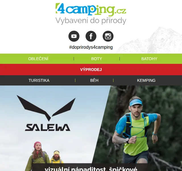 4camping.cz: Salewa a Dynafit – červenec 2026 | Nuslet.cz