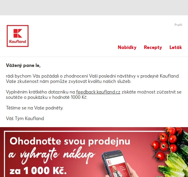 Kaufland: Hodnocení nákupu a soutěž o 1000 Kč – červen 2026 | Nuslet.cz