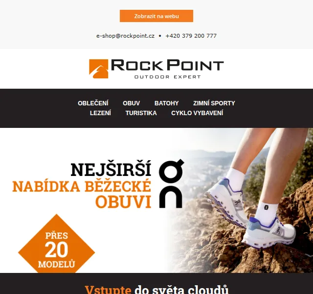 Rock Point: On Running boty s 10% slevou – červen 2026 | Nuslet.cz