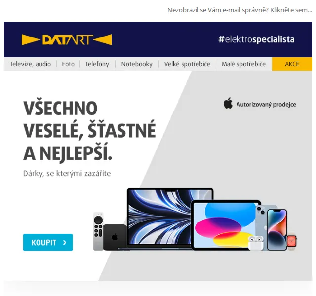 DATART: Apple dárky a iPhone – červen 2026 | Nuslet.cz