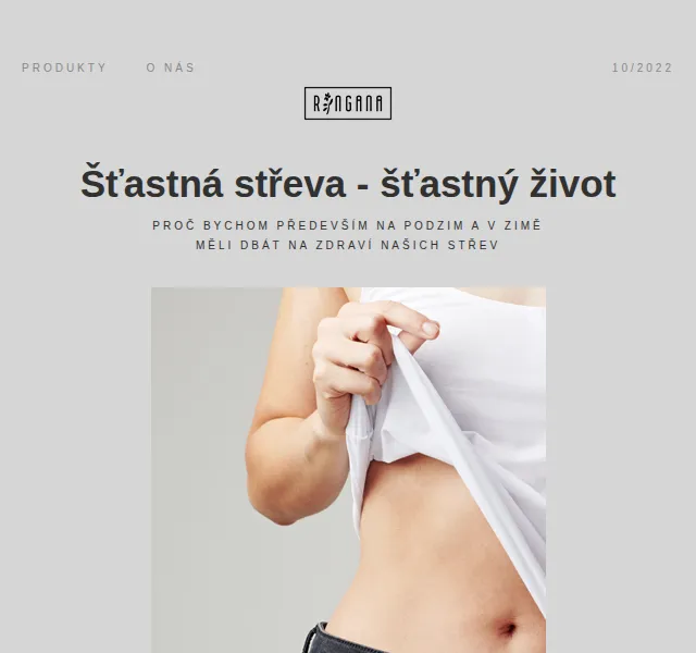 RINGANA: FRESH pack cleansing a CAPS d-gest se slevou 10 % – říjen 2026 | Nuslet.cz