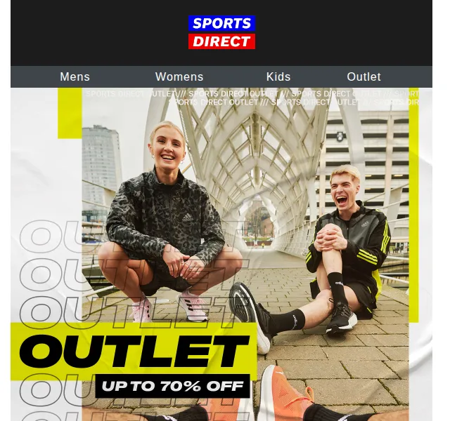 Sportsdirect.com: Outlet se slevou až 70 % – červen 2026 | Nuslet.cz