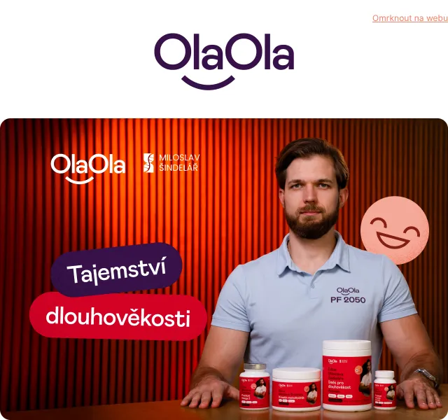 OlaOla: Edice Miloslava Šindeláře – suplement na dlouhověkost