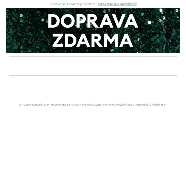 Sinsay: Vánoční nákupy s dopravou zdarma – červenec 2026 | Nuslet.cz