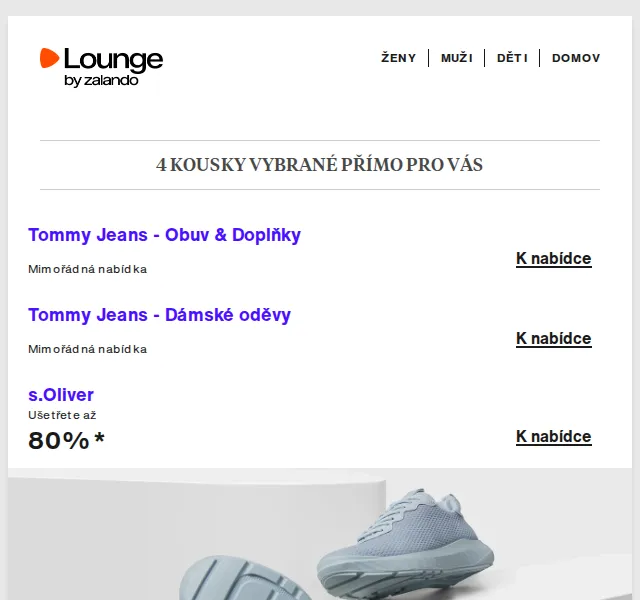 Lounge by Zalando: Tommy Jeans, s.Oliver & Just Cavalli – sleva až 80 % – červenec 2026 | Nuslet.cz