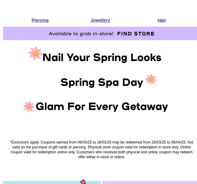 Claire's: BOGO akce na kosmetiku – červenec 2026 | Nuslet.cz
