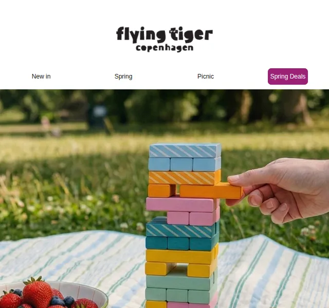 Venkovní hry a piknik - Flying Tiger Copenhagen