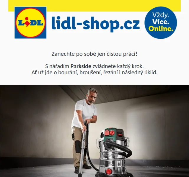 Lidl: Slevy Parkside až 35 % – červenec 2026 | Nuslet.cz
