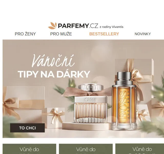 Parfemy.cz: Vánoční tipy na dárky – červenec 2026 | Nuslet.cz