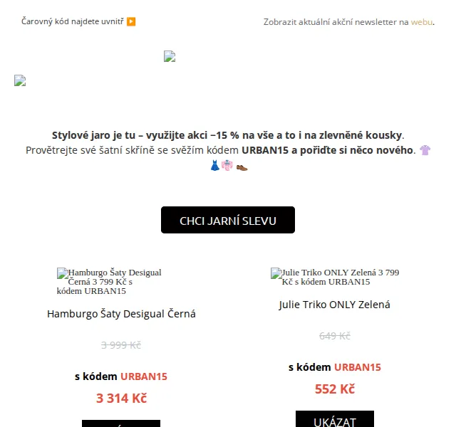 UrbanStore: 15% sleva na vše – červen 2026 | Nuslet.cz