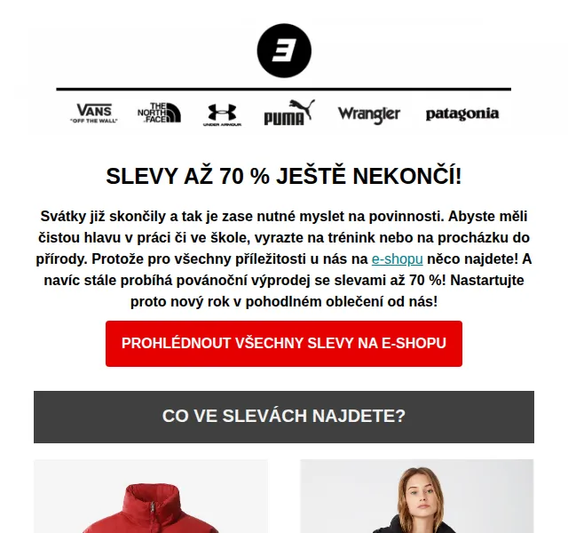 ESPACE: slevy až 70 % na povánočním výprodeji – červen 2026 | Nuslet.cz