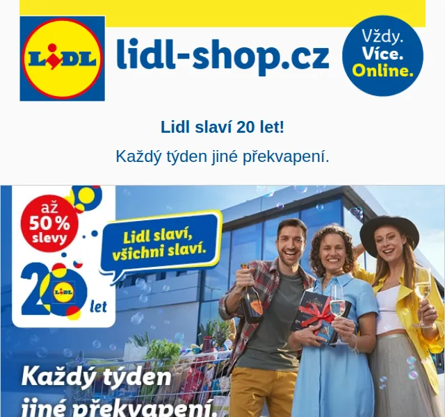 Lidl: Pondělní hity se slevou až 66 % – červenec 2026 | Nuslet.cz