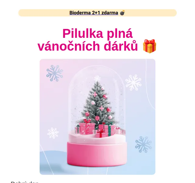 Pilulka.cz: Vánoční dárky a slevy až 33 % – červenec 2026 | Nuslet.cz