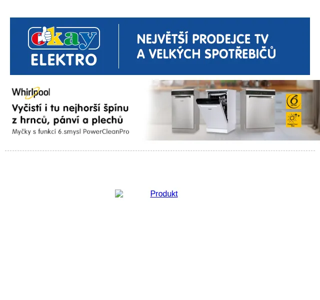 OKAY: Myčky Whirlpool s 6. smysl – červen 2026 | Nuslet.cz