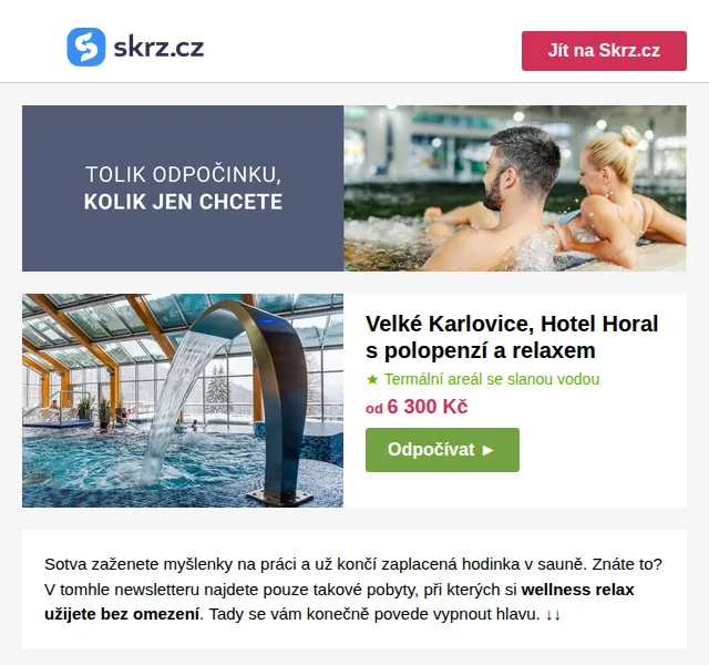 Skrz.cz: Relax v termálech až za 6 990 Kč – červen 2026 | Nuslet.cz