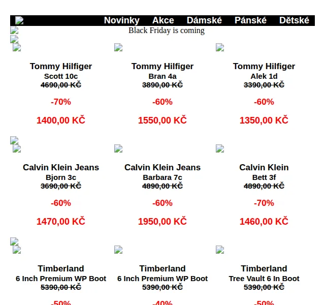 Office Shoes: Black Friday až –70 % na Tommy Hilfiger – červenec 2026 | Nuslet.cz