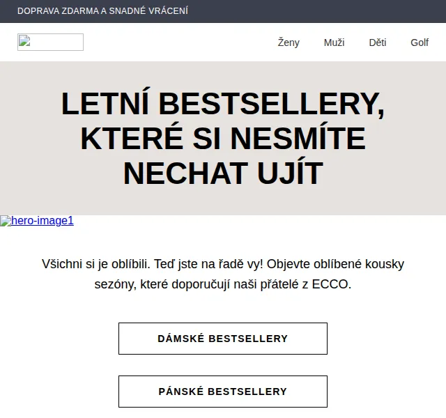 ECCO: Letní bestsellery – červenec 2026 | Nuslet.cz