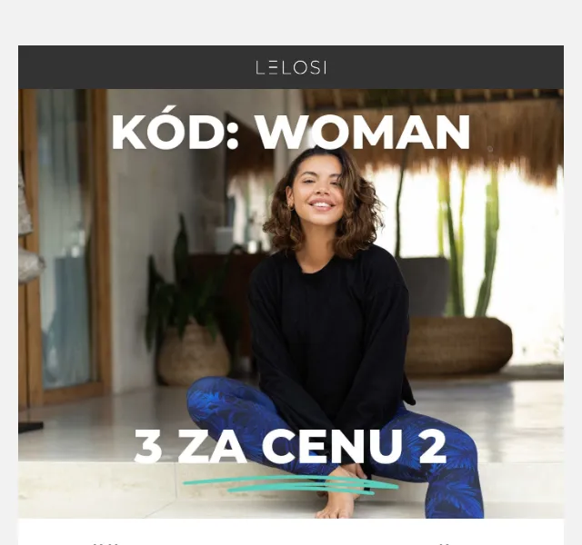 LELOSI: 3 za cenu 2 s kódem WOMAN – březen 2026 | Nuslet.cz