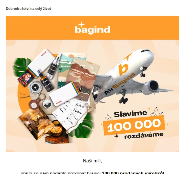 Bagind: Velká letní soutěž o ceny v hodnotě 100 000 Kč – červenec 2026 | Nuslet.cz