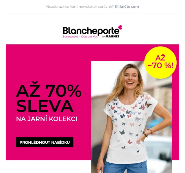 Blancheporte: Slevy až −70 % na kožené boty – červen 2026 | Nuslet.cz