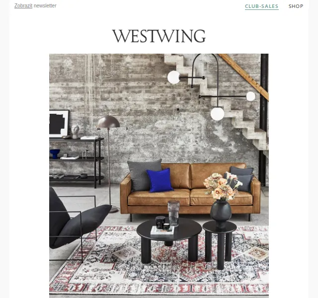 Westwing: Elegantní Industrial se slevami – červen 2026 | Nuslet.cz