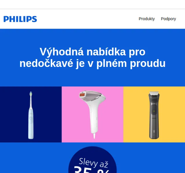 Philips: Slevy až 35 % – červenec 2026 | Nuslet.cz