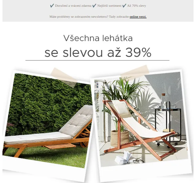 Beliani.cz: Lehátka se slevou až 39 % – červen 2026 | Nuslet.cz