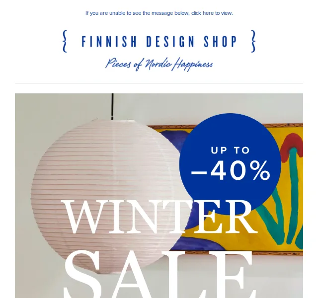 Finnish Design Shop: zimní výprodej až 40% – červenec 2026 | Nuslet.cz