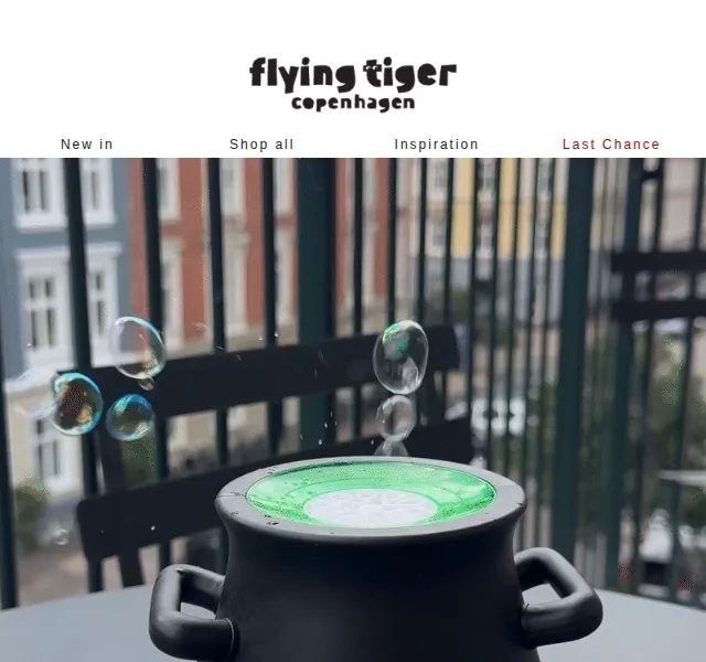 Flying Tiger Copenhagen: Halloween bublinkový kotlík – červen 2026 | Nuslet.cz