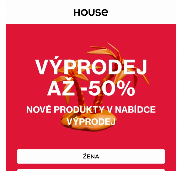 HOUSE: Letní výprodej triček, šatů a kraťasů až -50 % – červenec 2026 | Nuslet.cz
