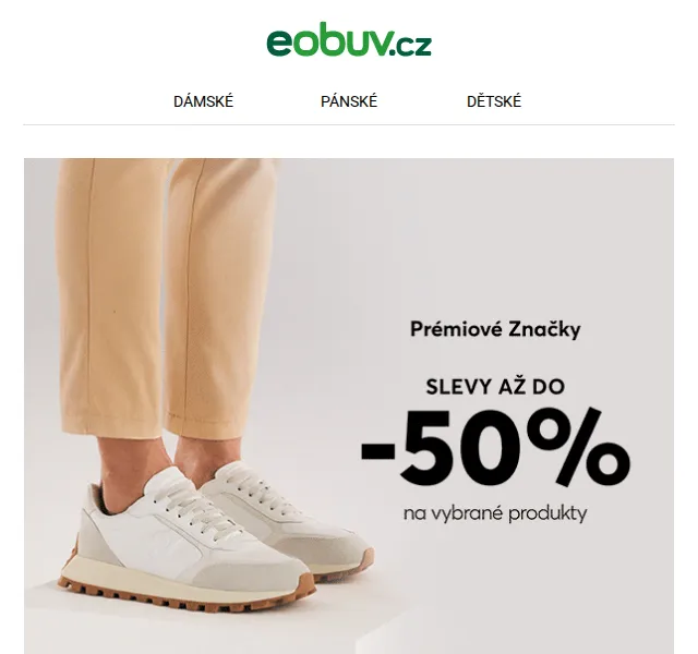 eobuv.cz: Prémiové značky obuvi – červenec 2026 | Nuslet.cz