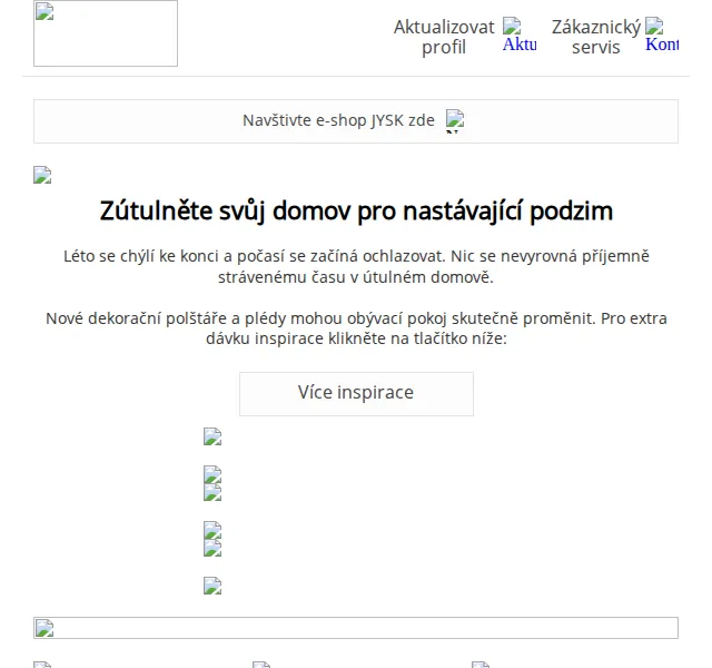JYSK: Inspirace a nové kolekce pro podzim – červenec 2026 | Nuslet.cz
