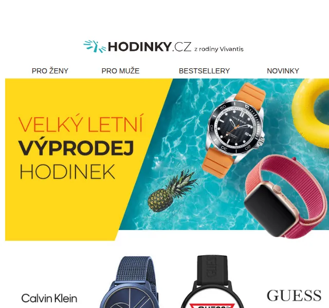 Hodinky.cz: Letní výprodej se slevami až 90 % – červenec 2022 | Nuslet.cz