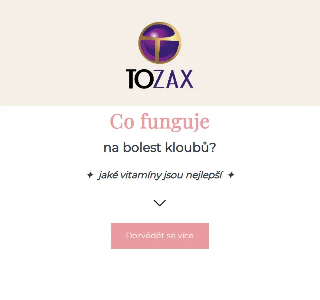 Tozax CZ: Doplňky stravy na bolest kloubů – červenec 2026 | Nuslet.cz