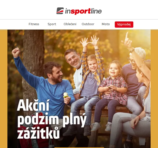 inSPORTline: Podzimní výprodej slevy až -38 % – červen 2026 | Nuslet.cz