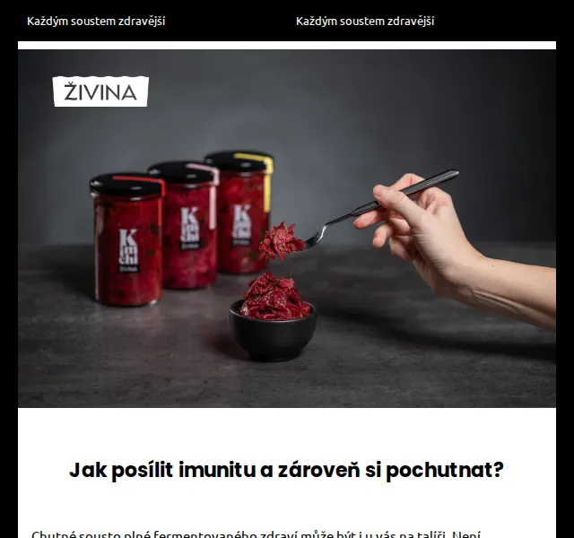 Živina: Kimchi výhodněji – akce BBQ omáčka zdarma – červen 2026 | Nuslet.cz