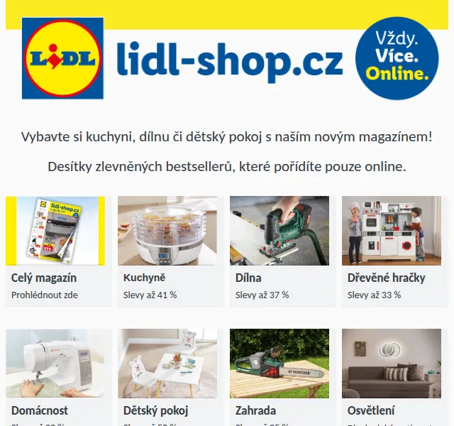 Lidl: Slevy až 50 % s novým magazínem – červen 2026 | Nuslet.cz