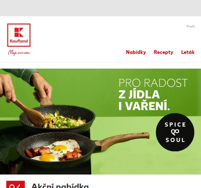 Kaufland: spice&soul hrnec a pánve od 199,90 Kč – červenec 2026 | Nuslet.cz