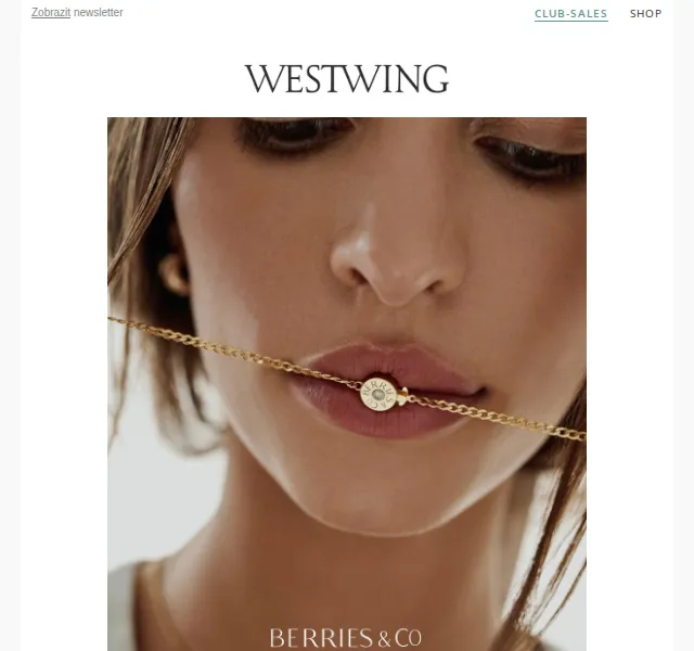 Westwing: Šperky Berries&Co, letní nábytek Westwing Collection – červenec 2026 | Nuslet.cz