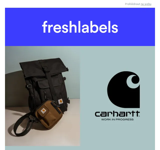 Freshlabels: Carhartt WIP a výprodej až -50 % – červenec 2026 | Nuslet.cz
