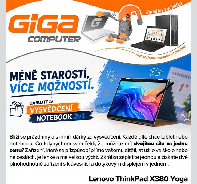 Gigacomputer.cz: Tablet nebo notebook – květen 2026