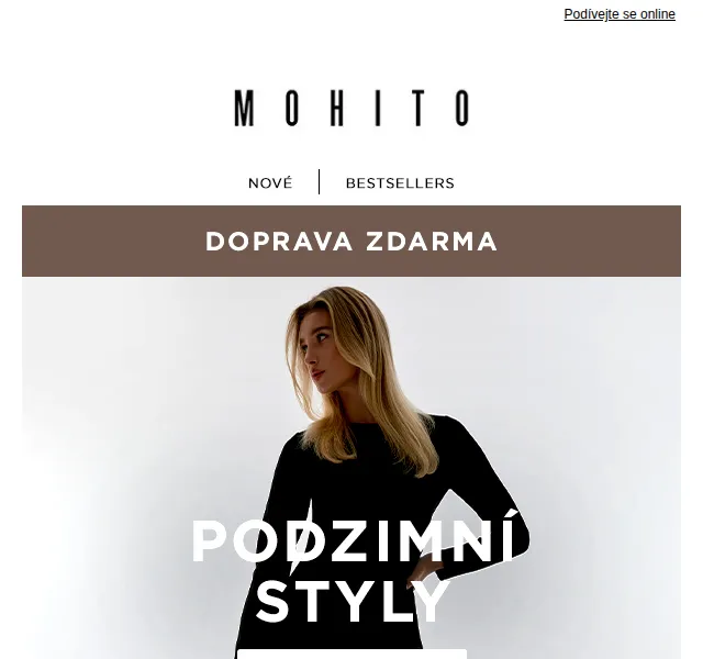 MOHITO: Doprava zdarma na podzim – červenec 2026 | Nuslet.cz