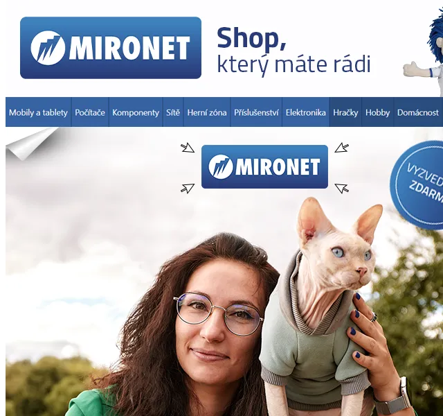 Mironet: Produkty pro zdraví a pohodu mazlíčků – červenec 2026 | Nuslet.cz