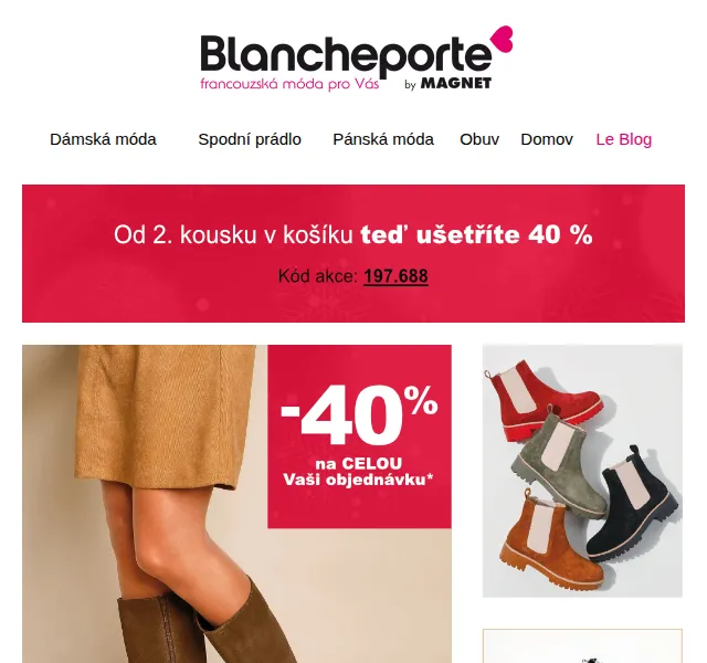 Blancheporte: Kožené boty pro každý outfit – červenec 2026 | Nuslet.cz