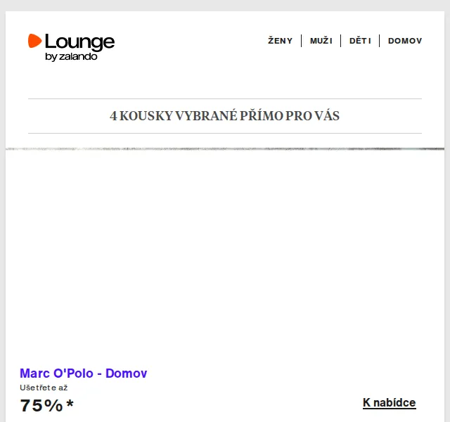 Lounge by Zalando: Marc O'Polo, Emporio Armani – až 75 % sleva | Nuslet.cz