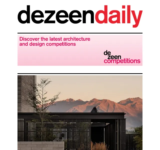 Dezeen Daily: architektura a design – červenec 2026 | Nuslet.cz